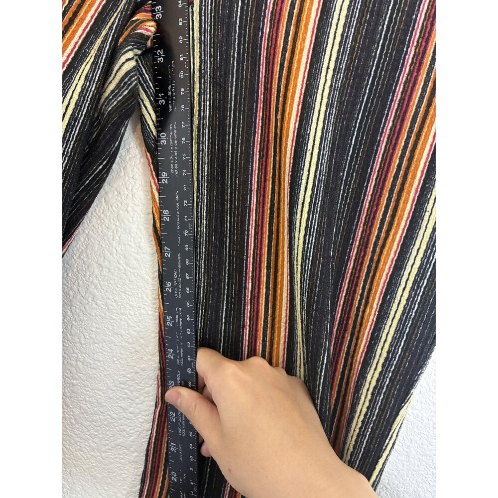 Free People Kitty Flare Pants Womens S Multicolor Stripe Elastic Waist Pull On - Picture 7 of 14